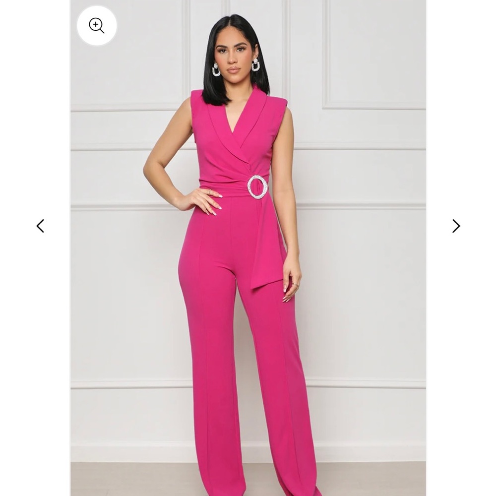 Lilly’s Closet High Class Collared Jumpsuit